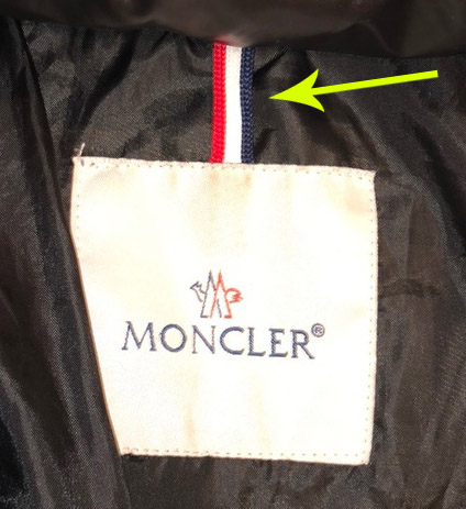 moncler jacket tag