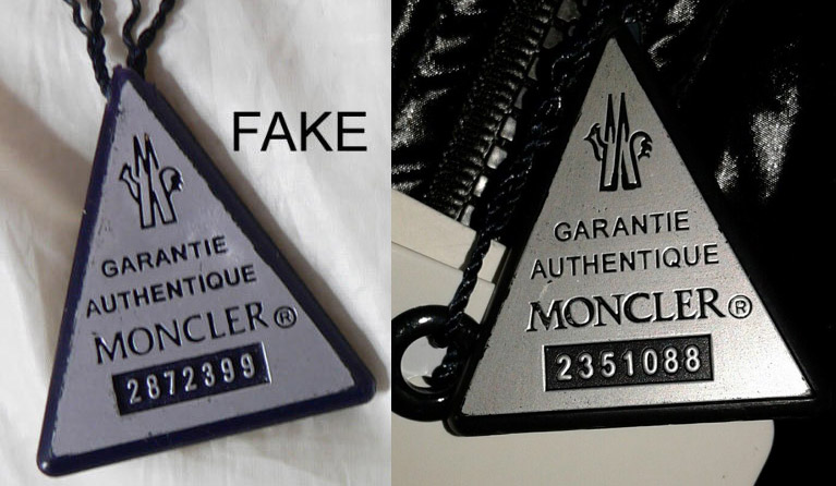 moncler metal badge