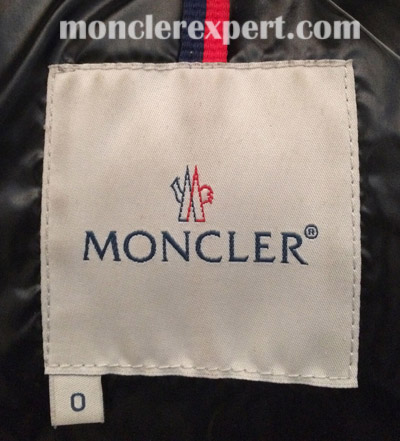 moncler size tag