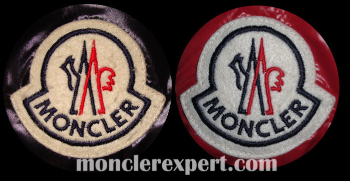 moncler rubber badge