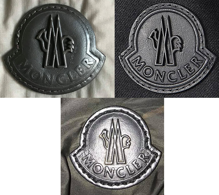 moncler metal badge