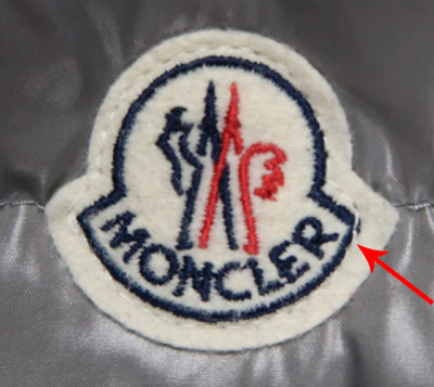 Details of the Moncler logo