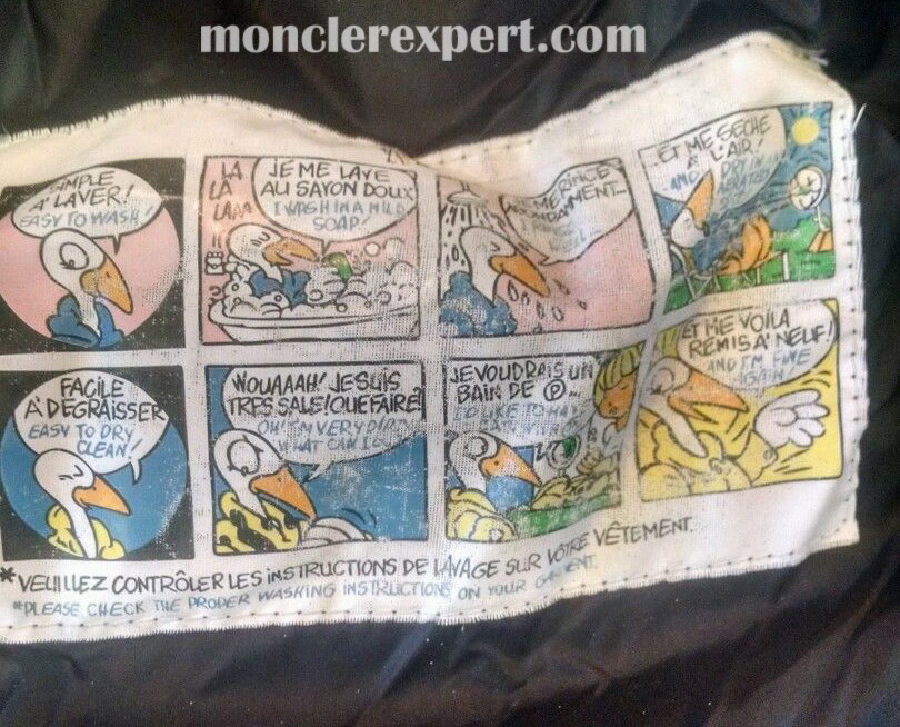 Moncler Expert - Details of the cartoon