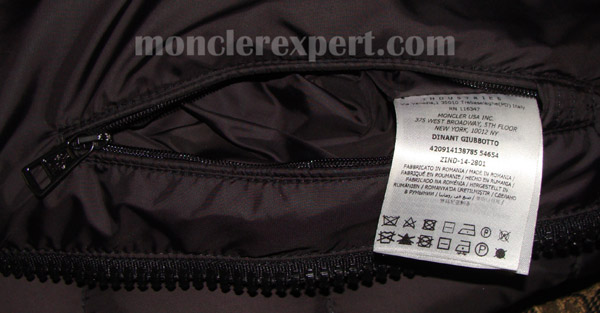 Moncler Expert - Other tags and details